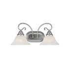 Livex Lighting 6102-91 Coronado 2-Lights 200W Nickel brossé Luminaire de vanité