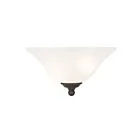 Livex Lighting Coronado 6120-07 100W 1-Lumière Bronze Applique Murale