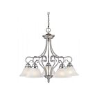 Livex Lighting 6135-91 Coronado 5-lumières 500W Nickel brossé Lustre