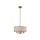 Livex Lighting 62613-48 Ridge 4-lumières 240W Feuille d'or antique peinte à la main Lustre