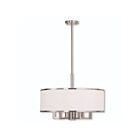 Livex Lighting 62616-91 Ridge 6-lumières Nickel brossé Lustre