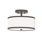 Livex Lighting Park Ridge 62626-07 2-Lumières 80W Luminaire de plafond