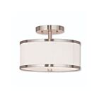Livex Lighting Park Ridge 62626-91 2-Lumières 80W Luminaire de plafond