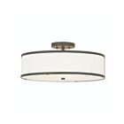 Livex Lighting Park Ridge 62629-07 3-Lumières 180W Luminaire de plafond