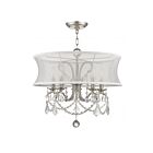 Livex Lighting 6305-91 Newcastle 5-lumières 300W Nickel brossé Lustre