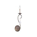 Livex Lighting Chesterfield 6421-71 60W 1-Lumière Bronze doré vénitien appliqué à la main Applique Murale