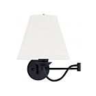 Livex Lighting Ridgedale 6471-04 100W 1-Lumière Noir Applique Murale