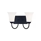 Livex Lighting 6482-04 Ridgedale 2-Lights 200W Nickel brossé Luminaire de vanité