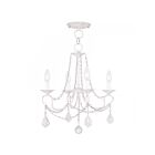 Livex Lighting 6514-60 Pennington 4-Lumières 240W Blanc antique Cabriolet Plafonnier semi-encastré ou Suspendu