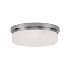 Livex Lighting Stratus 7393-91 3-Lumières 180W Nickel brossé Lanterne murale
