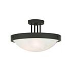 Livex Lighting New Brighton 73956-07 3-Lumières 180W Luminaire de plafond