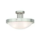 Livex Lighting New Brighton 73956-91 3-Lumières 180W Luminaire de plafond