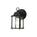 Livex Lighting Hamilton 7506-14 1-Lumière 100W Noir texturé Lanterne murale