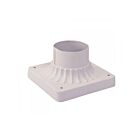 Livex Lighting 7507-13 Blanc texturé Adaptateur pour montage extérieur sur pilier