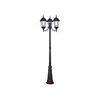 Livex Lighting Hamilton 7553-07 3-Lumières 300W Poteau de tête extérieur