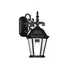 Livex Lighting Hamilton 7555-14 1-Lumière 100W Noir texturé Lanterne murale
