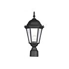 Livex Lighting Hamilton 7558-14 1-Lumière 100W Noir texturé Lanterne de poteau extérieure