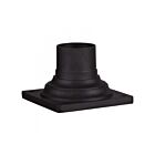 Livex Lighting 7586-14 Noir texturé Adaptateur pour montage extérieur sur pilier
