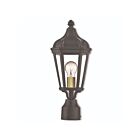 Livex Lighting Morgan 76184-07 1-Lumière 100W Bronze Lanterne de poteau extérieure