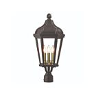 Livex Lighting Morgan 76194-07 3-Lumières 180W Bronze Lanterne de poteau extérieure