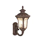 Livex Lighting 7652-58 Oxford 1-lumière 100W Bronze impérial Lanterne murale d'extérieur
