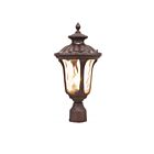 Livex Lighting Oxford 7655-58 1-Lumière 100W Bronze Impérial Lanterne de poteau extérieure