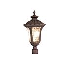 Livex Lighting Oxford 7659-58 3-Lumières 180W Bronze Impérial Lanterne de poteau extérieure
