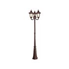 Livex Lighting Oxford 7666-58 3-Lumières 300W Poteau de tête extérieur