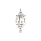 Livex Lighting Frontenac 7703-13 4-Lumières 240W Blanc texturé Lanterne de poteau extérieure