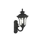 Livex Lighting Oxford 7850-14 1-Lumière 100W Noir texturé Lanterne murale