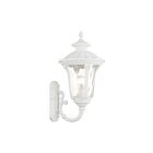 Livex Lighting Oxford 7852-13 1-Lumière 100W Blanc texturé Lanterne murale
