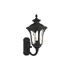 Livex Lighting Oxford 7852-14 1-Lumière 100W Noir texturé Lanterne murale