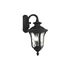 Livex Lighting Oxford 7857-14 3-Lumières 180W Noir texturé Lanterne murale