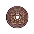 Livex Lighting Versailles 8210-63 Bronze de Vérone avec accents de feuilles d'or vieillies Médaillons de plafond