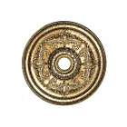 Livex Lighting Versailles 8210-65 Feuille d’or vintage peinte à la main Médaillons de plafond