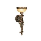Livex Lighting Seville 8521-64 60W 1-Lumière Bronze palais avec accents dorés Applique Murale