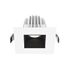 Encastré carré LED température CCT au choix Lotus LED JXL-COB02-S08W-CCT-WH-2SR-SM-BK 2" 8W Blanc