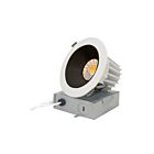Encastré rond Economy 4" Lotus LED JXL-COB04-R15W-CCT-4RR 15W blanc / noir