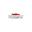 Lotus LED LFR-4S-RB-9W-5CCT 9W 4" Blanc LED ronde coupe-feu régressée rétro éclairée encastrée CCT sélectionnable