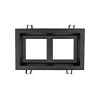 Lotus LED LLL-M2-BK Garniture encastrée noire à 2 têtes Multi