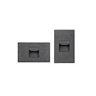 Encastré Murale LED Mini moulé température CCT au choix Lotus LED LSD09-5CCT-BK 2.5W Noir