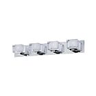 Maxim Lighting Cubic 10004CLPC 4-lumières 40W Chromé poli Vanité
