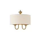 Maxim Lighting Bongo 10012OMNAB 1-Lumière Laiton vieilli naturel Applique Murale