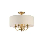 Maxim Lighting 10013OMNAB Bongo 4-lumières Plafonnier semi encastré