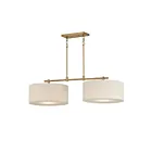 Maxim Lighting 10016OMNAB Bongo 2-Lumières 120W Laiton naturel vieilli Suspendu