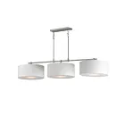 Maxim Lighting 10017WLSN Bongo 3-Lumières 180W Nickel satiné Suspendu