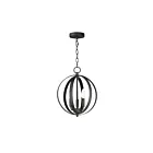 Maxim Lighting 10030BK Provident 3-Lumières 180W Noir Suspendu