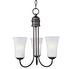 Maxim Lighting 10043FTOI Logan 3-Lumières 180W Bronze frotté à l'huile Incandescence Lustre