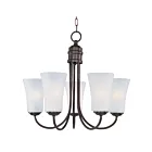 Maxim Lighting 10045FTOI Logan 5-Lumières 300W Bronze huilé Incandescence Lustre