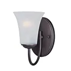 Maxim Lighting Logan 10051FTOI 1-lumière 60W Bronze huilé Vanité